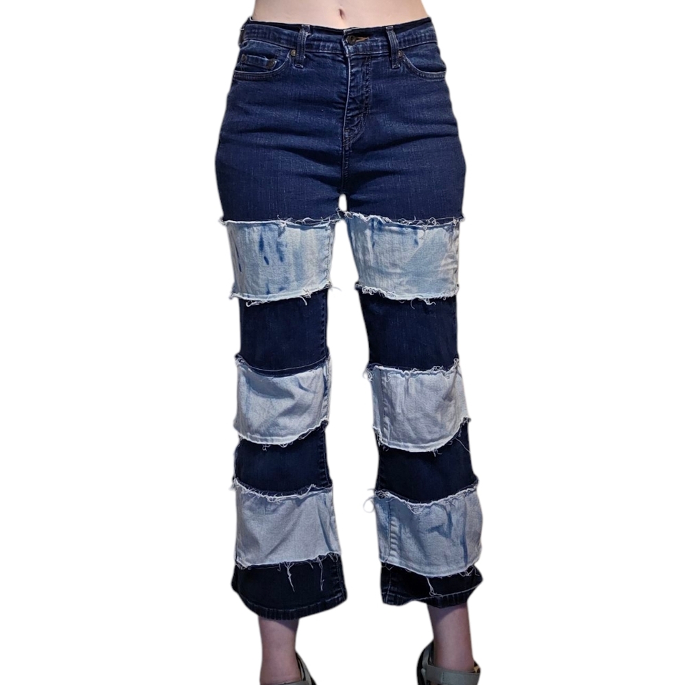 Patchwork Blue Jeans Levis